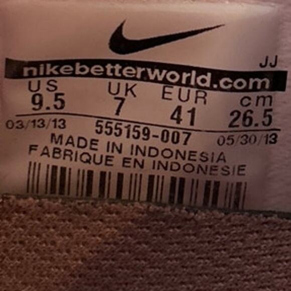 Nike -Free TR Fit 3 Print -Running Shoes -Gray/Pink -Women's - 9.5 - 555159-007 - Picture 9 of 9